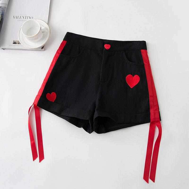 Hearts and Ribbons Highwaisted Shorts