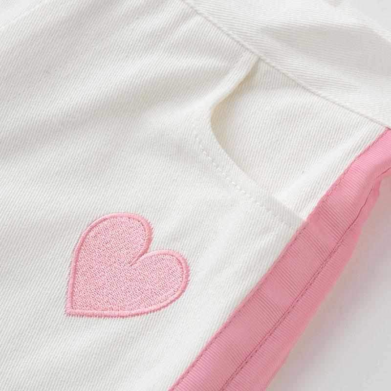 Hearts and Ribbons Highwaisted Shorts